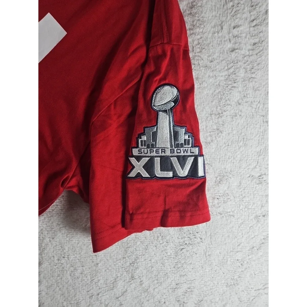 Mitchell & Ness New York Giants Red NFL Team Origins Shirt - Men's Large - Picture 4 of 11